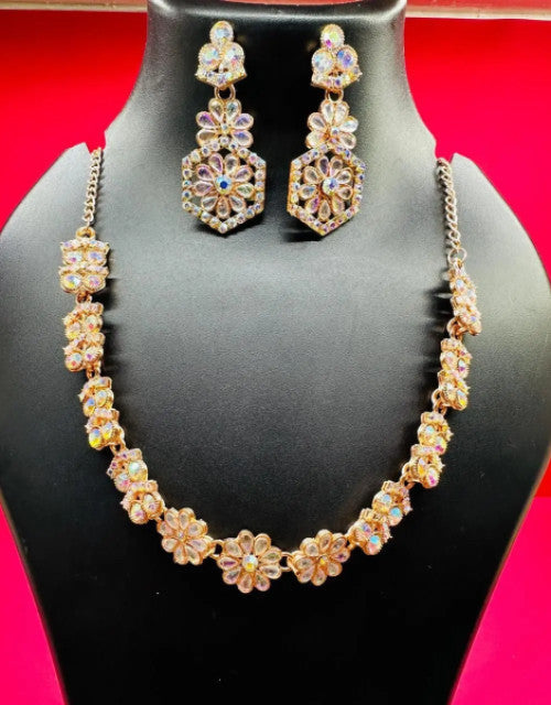 Elegant Austrian Diamond Jewelry Set - 3-Piece Collection